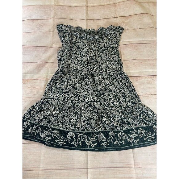 Loft Women's Cap Flutter Sleeve Floral Summer Midi Dress - Medium - Picture 11 of 13